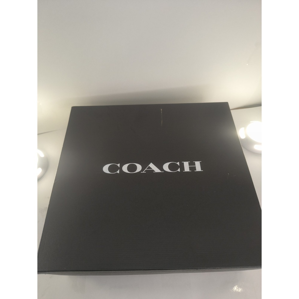 Coach Black Leather Ankle Boots Women 9.5 Pointed Toe Zip Heeled Booties EUC Box - Picture 6 of 7
